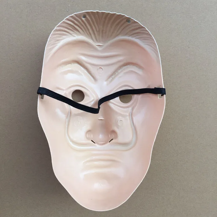 La Casa De Papel Full Face Mask plastic Salvador Dali Costume Movie For Realistic Halloween Party Night Club#819 | Дом и сад