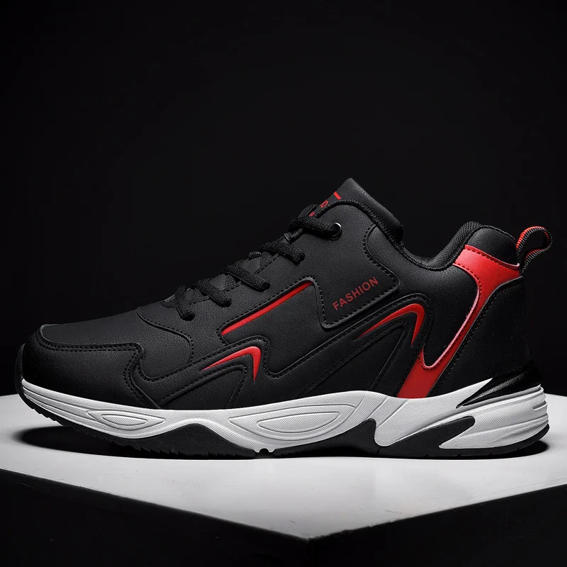 Мужские кроссовки брендовые уличные высокие кеды кожаная теплая зимняя