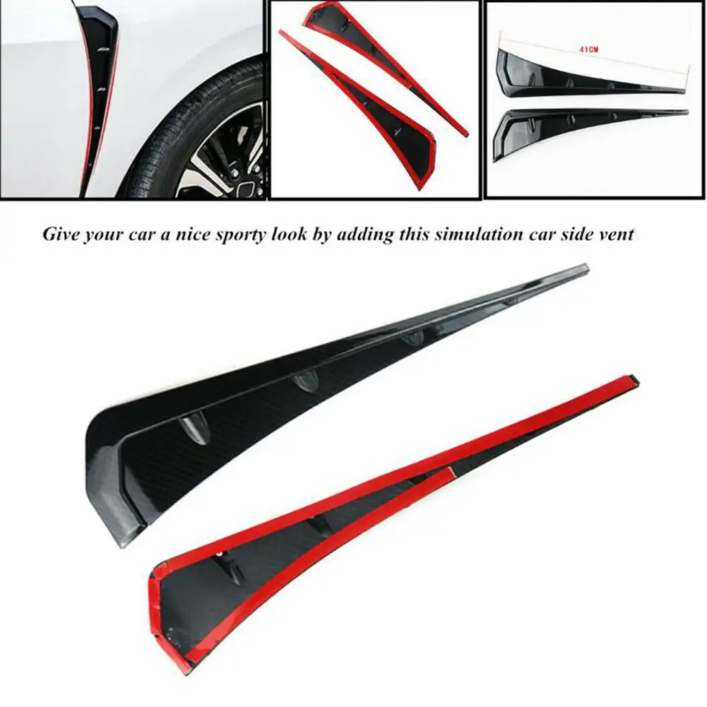 2 шт. автомобиль листовая пластина моделирование выходное отверстие из