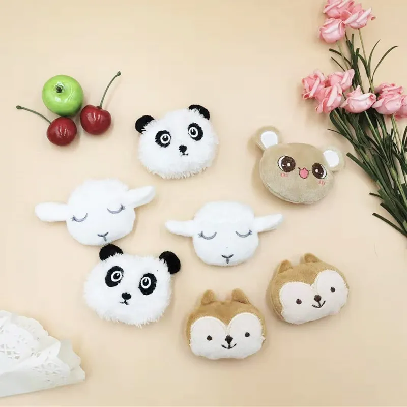 10 шт./лот DIY милые Мультяшные куклы ручной работы мягкие нашивки аппликации для