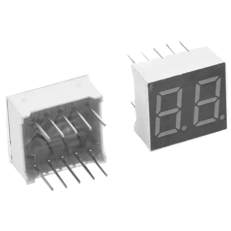 0 36 дюймов 2 общих катода красный светодиодный дисплей цифровая трубка 15 мм * 14 7 20