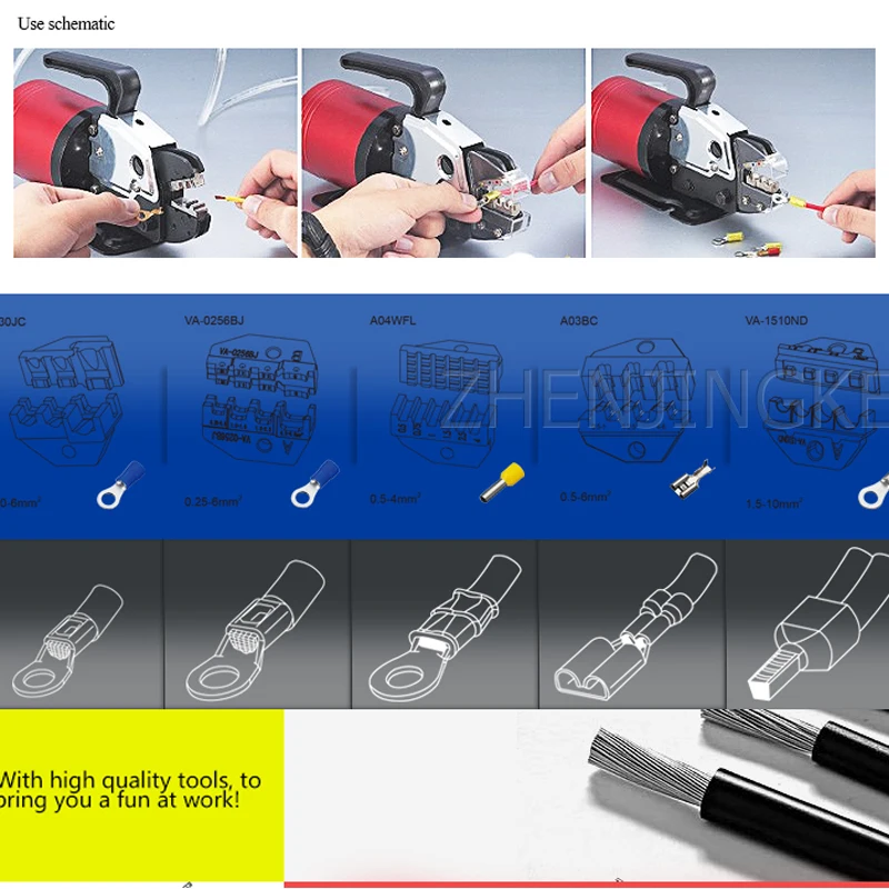 

Pneumatic Terminal Crimping Pliers Machine Pneumatic Terminal Clamp Jaws Customized Automatic Tools Crimper Crimp Machine Mold
