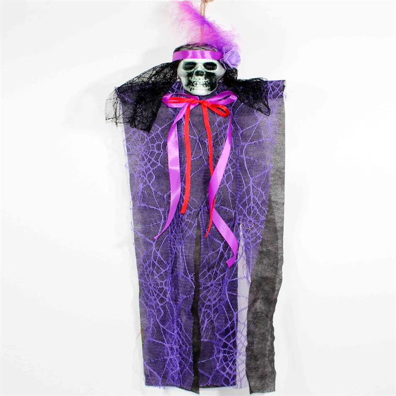 

Новинка 2021, Хэллоуин, кружевное украшение с пером ведьмы, Лидер продаж, кулон для карнавала, подвесная сцена, кулон для скрытой комнаты