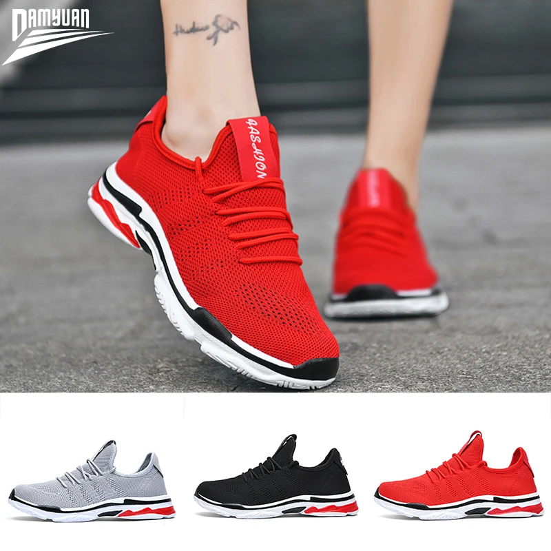 

Damyuan Fashion Women Lightweight Sneakers Running Shoes Outdoor Sports Shoes Breathable Mesh Comfort Running Shoes Air Cushion