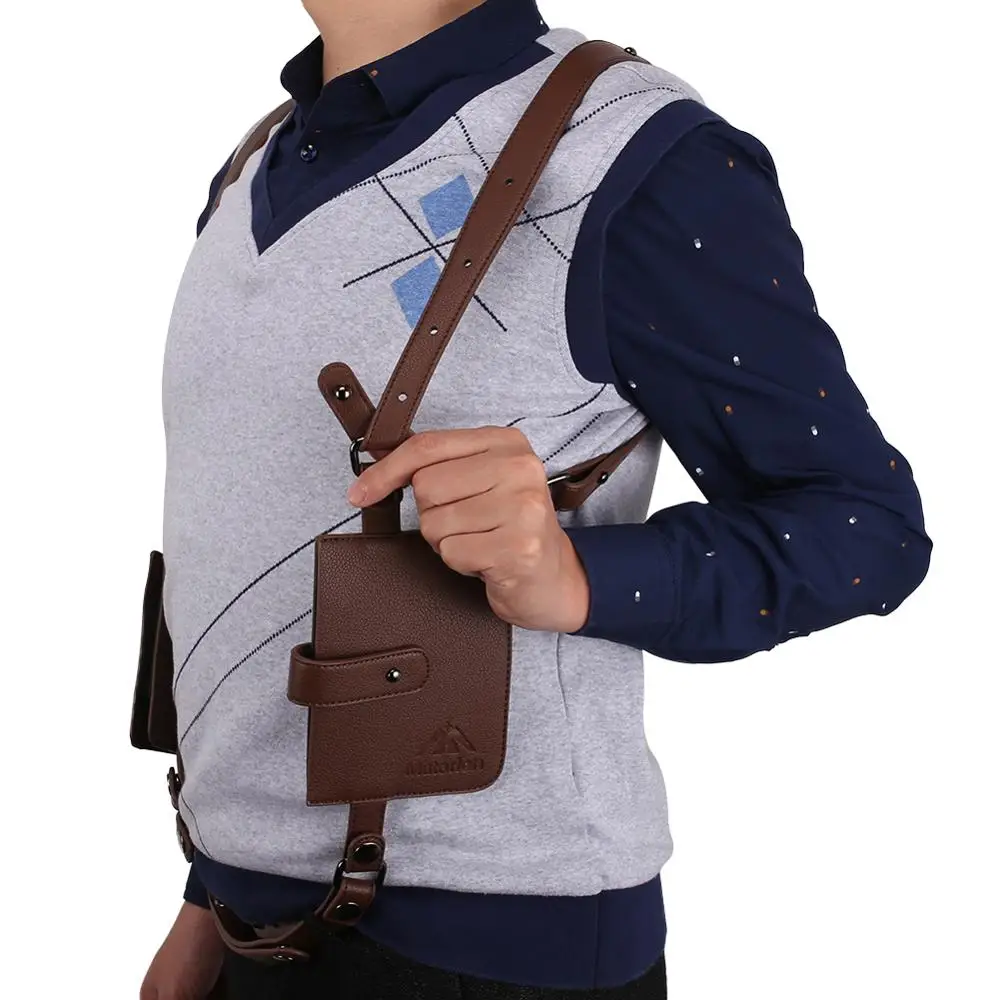 Anti-Thief Hidden Underarm Strap Wallet Pocket Holster Phone Shoulder Holster Bag Leisure Double Shoulder image 4