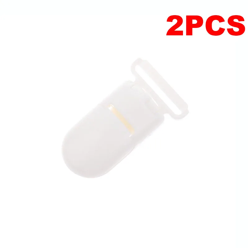 Plastic-B3 White Fkisbox 2pcs Mouse Pacifier Clip Silicone Bead Baby Teether& Plastic Teething Accessories Nipple Clasps Toy DIY Round Koala - Цвет: Plastic-B3 White
