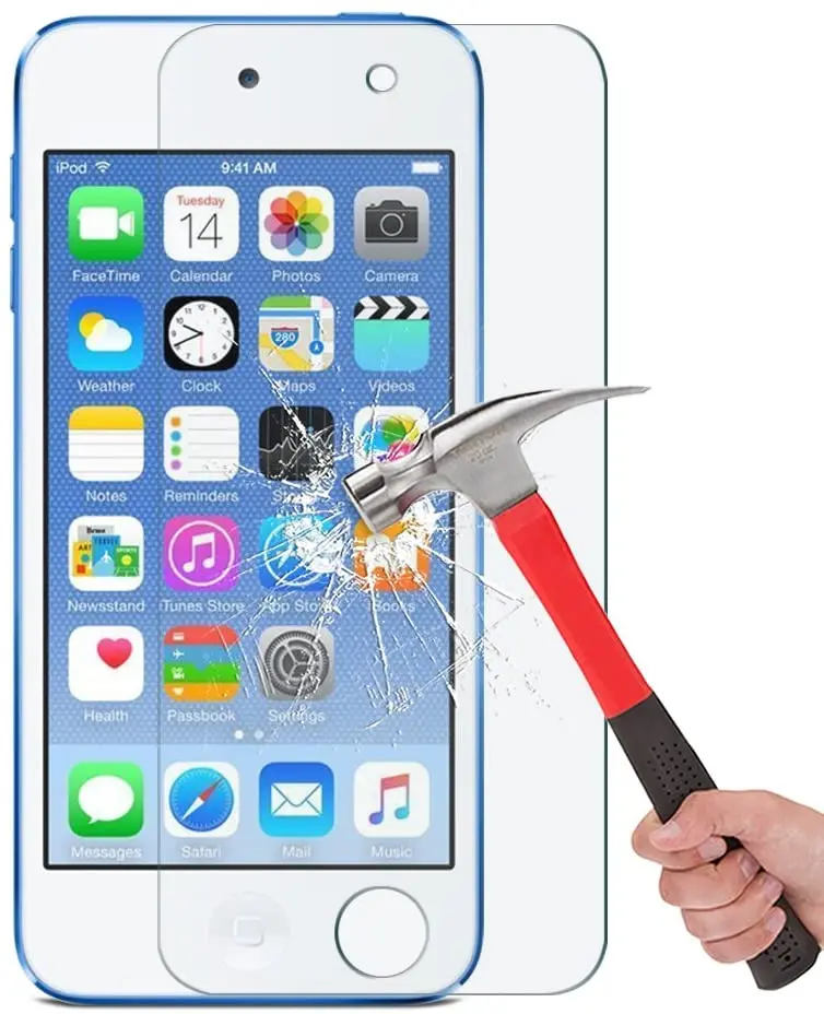 Закаленное стекло для iPod Touch 5 6 7 2 шт. защита экрана 9h Защитная пленка Apple |