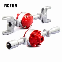1set rc parts front and rear assembly axle housing for naughty dragon wpl mn four wheel drive