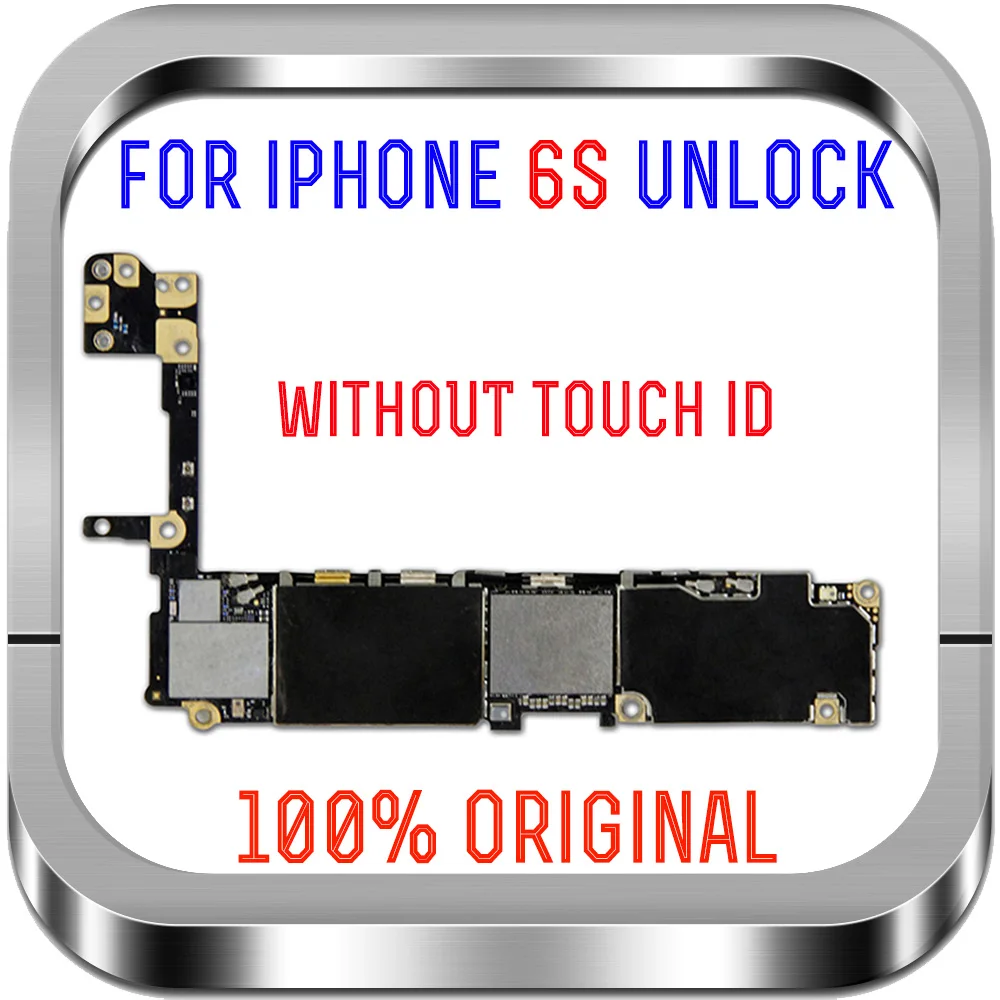 Материнская плата для iPhone 6S разблокированная с распознаванием отпечатка