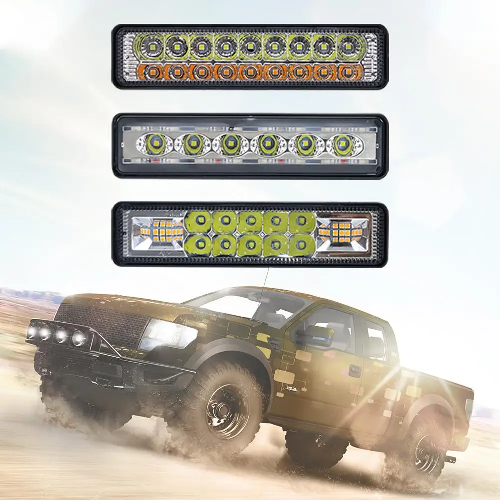 

5.7 Inch Off Road Auto LED Light Bar Single Row Car Daytime Running Lights Car-styling Driving Work Lights for Trucks ATV Cars