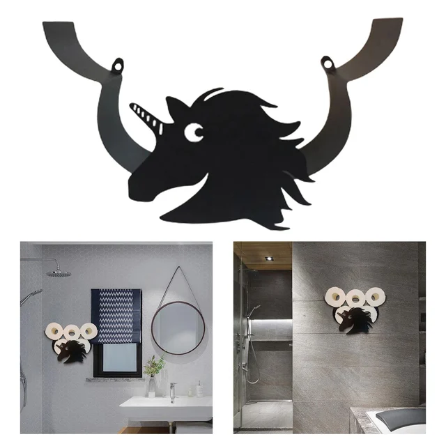 paper roll holder tissue rack bathroom kitchen toilet metal rack for paper storage accessory animal style wall mount bracket free global shipping