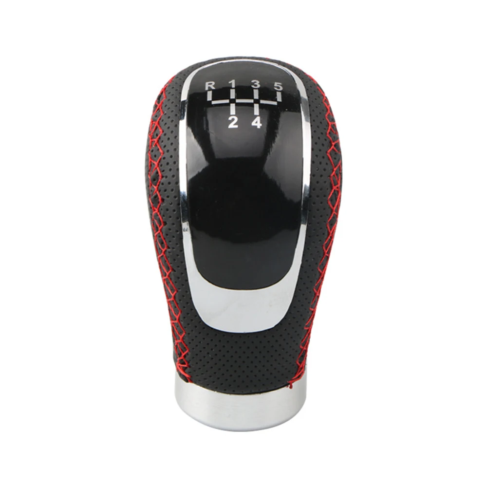 Серебристо-черная ручка переключения передач 5 6 скоростей для Ford Focus 2 MK2 FL MK3 MK4 MK7