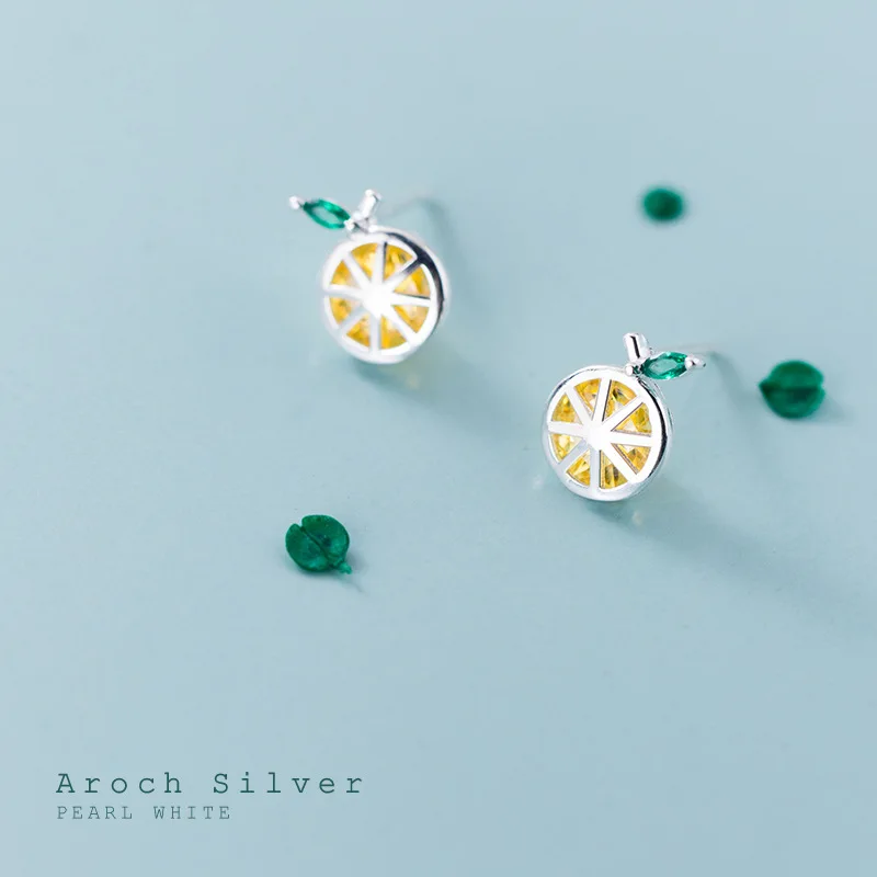 

Lovely Lemon Stud Earrings Summer Fruit Stud Earrings Sweet Girl Student Party Jewelry Prom Accessories Anniversary Gift