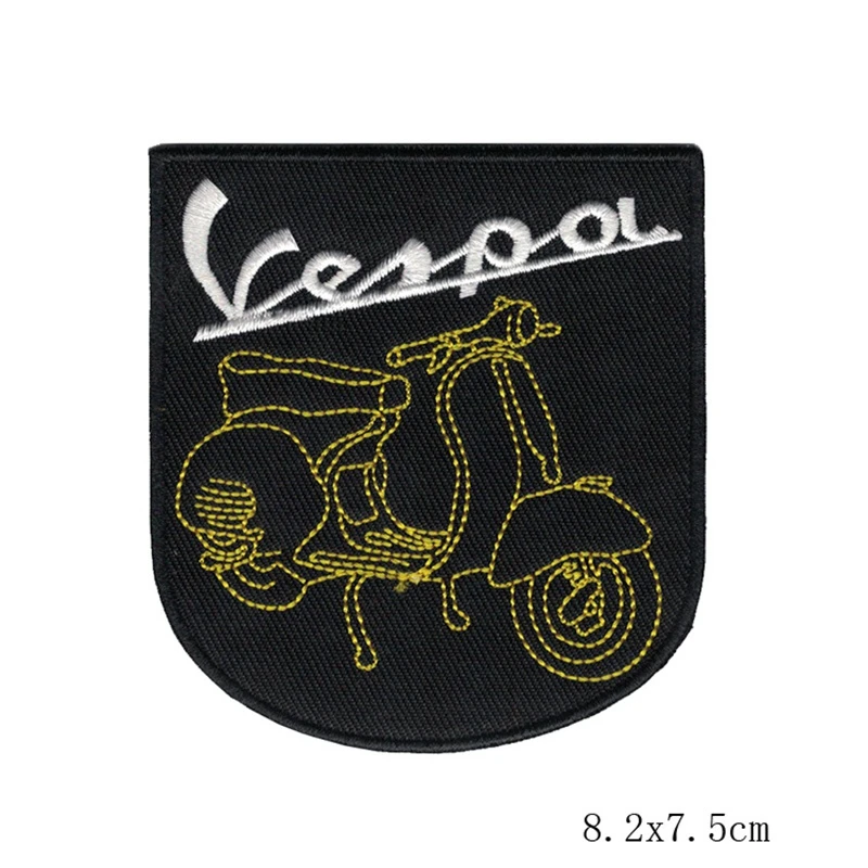 Нашивки в стиле панк черные странные нашивки вышитые аппликации для одежды