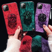 for iphone 12 mini 11 pro x xs max xr 7 8 plus case luxury marble glitter holder case for iphone 7 8 6 6s plus se 2020 cover
