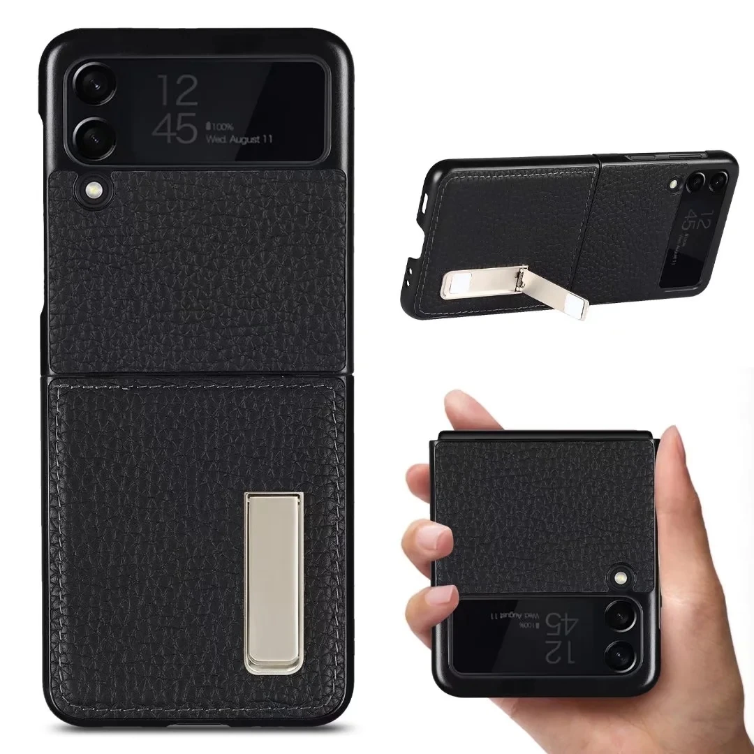 

Чехол из натуральной телячьей кожи для Samsung Gaxlay Z Flip3