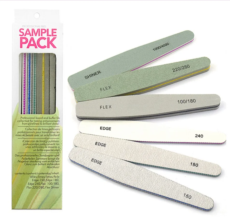 Новые профессиональные инструменты для маникюра губка ногтей полировальная