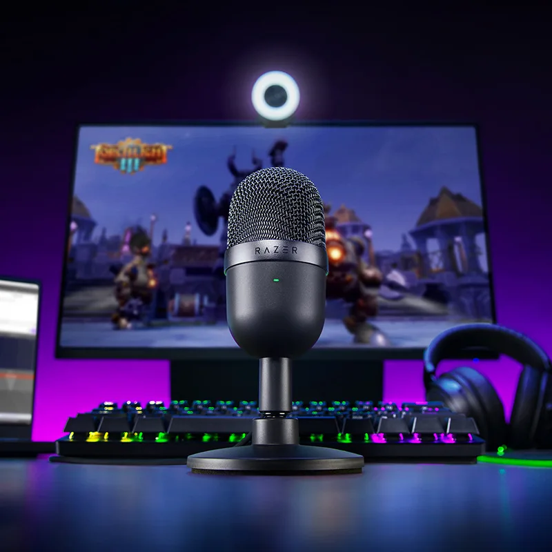 Микрофон Razer Magic Sound Sea Monster X мини микрофон с кристаллами розового цвета