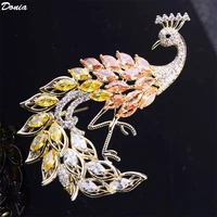 donia jewelry europe and the united states air bird pin womens animal brooch colorful aaa zircon brooch party dress corsage