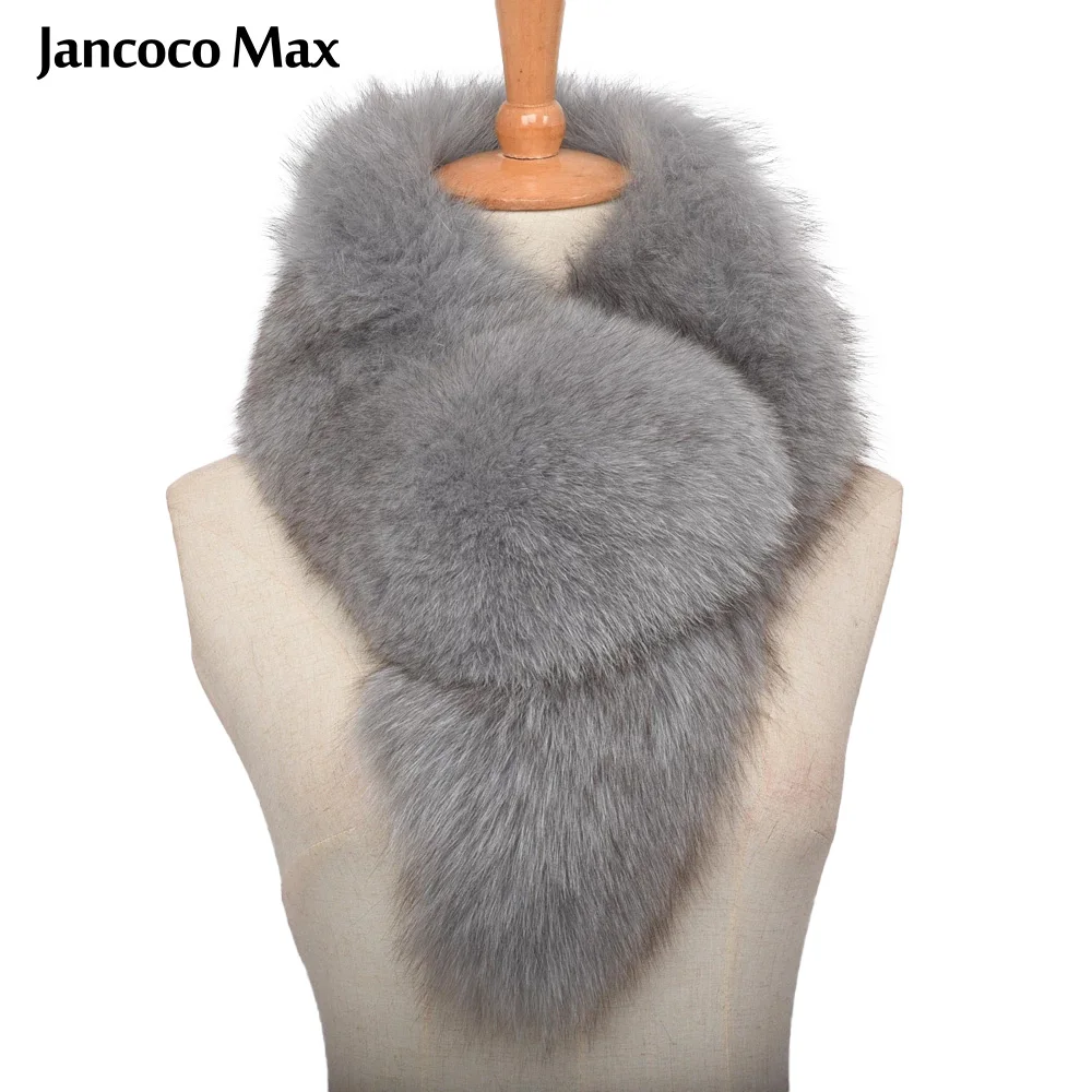 

Women Luxury Real Fox Fur Scarf Winter Thick Warm Fashion Style Top Quality Lady Natural Genuine Fur Muffler S7393