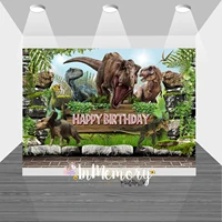 jurassic world park photography backdrop children birthday party banner baby shower dinosaur background photo studio props