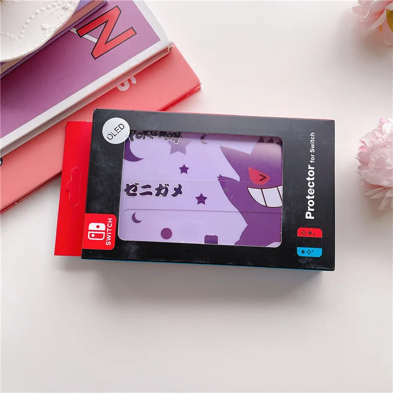 Новый чехол с Аниме Pokemon Gengar для переключателя OLED защитный мягкий Nintendo Switch Joy-Con