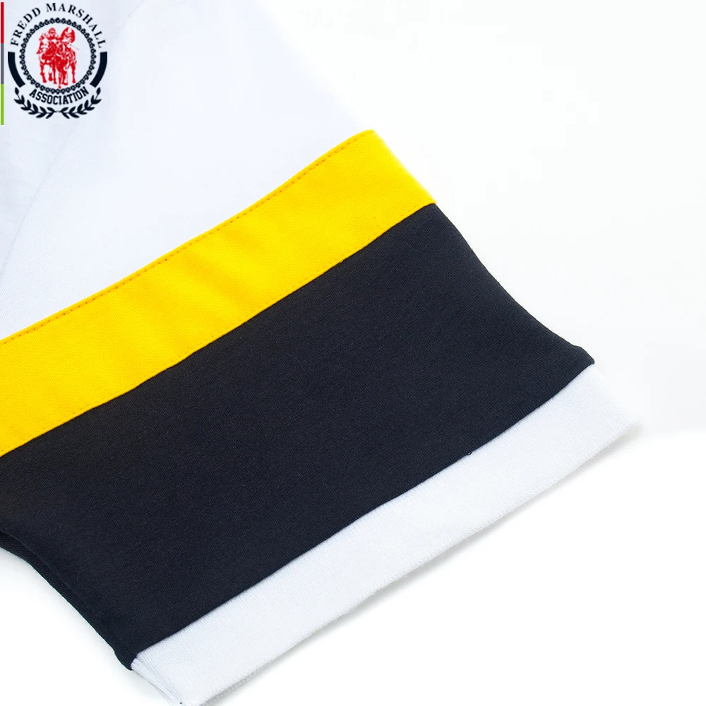 Рубашка поло Fredd Marshall Мужская с коротким рукавом модная повседневная тенниска из