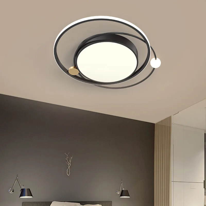 Современное металлическое кольцо в скандинавском стиле лампы для гостиной