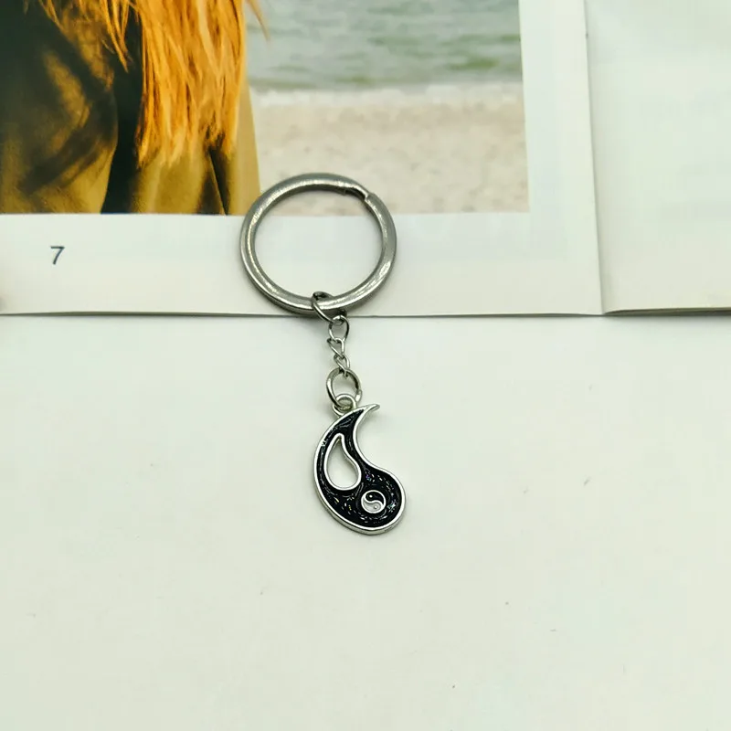 2 шт./лот брелок для ключей Yin Yang Lucy подарок друга оптовая продажа | Украшения и