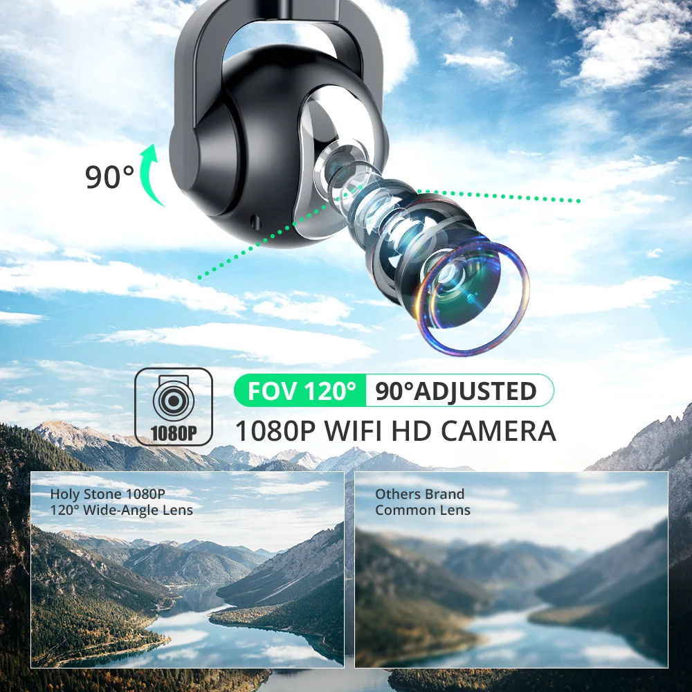 Святой камень HS100 Дрон GPS Profesional FPV Wi-Fi камера HD 1080P селфи RC Quadcopter GPS беспилотники 500 м RC вертолет Квадрокоптер