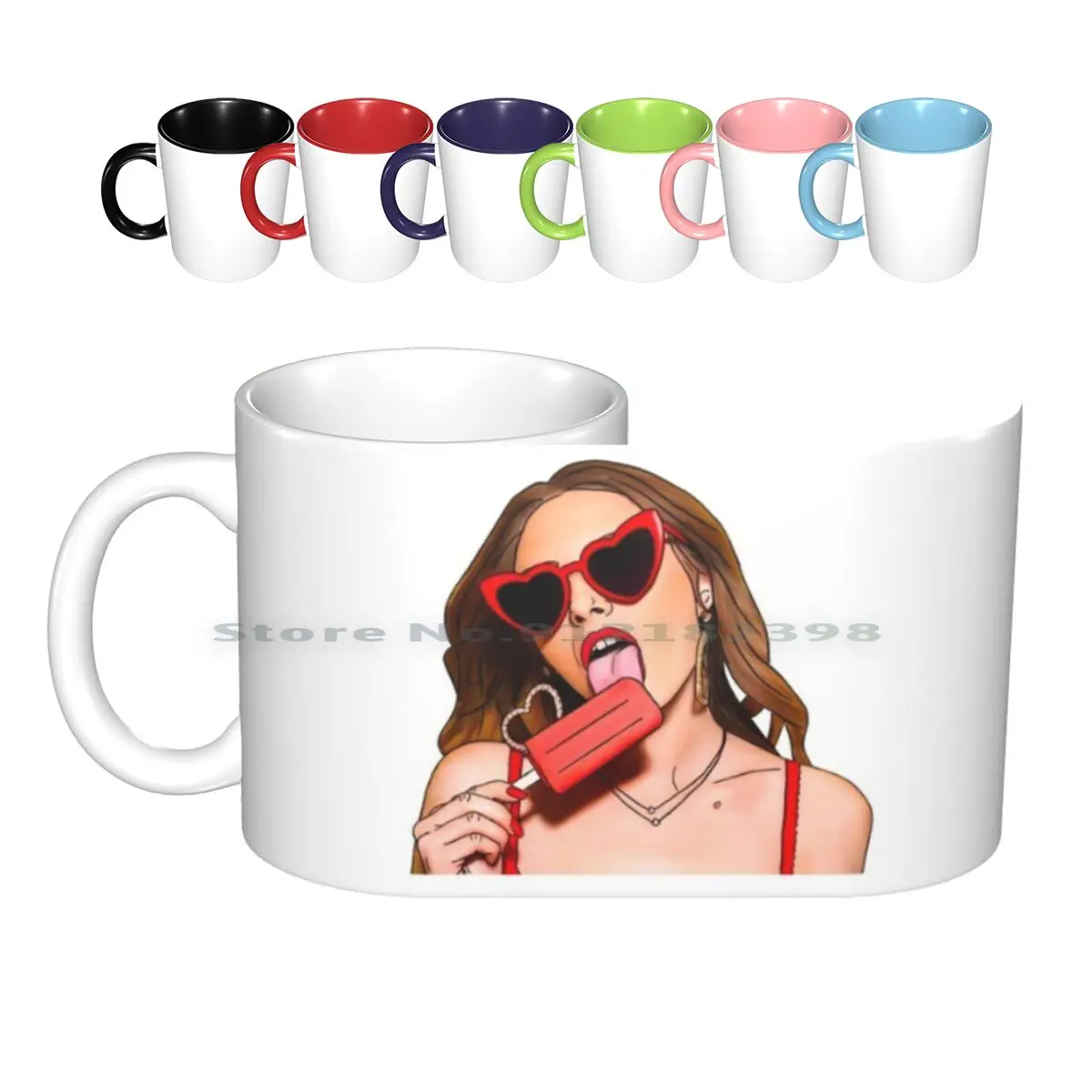 

Kyler Quinn Ice Cream Ceramic Mugs Coffee Cups Milk Tea Mug Kyler Quinn Kyler Quinn Legend Star Star Blacked Sexy Ass Procreate