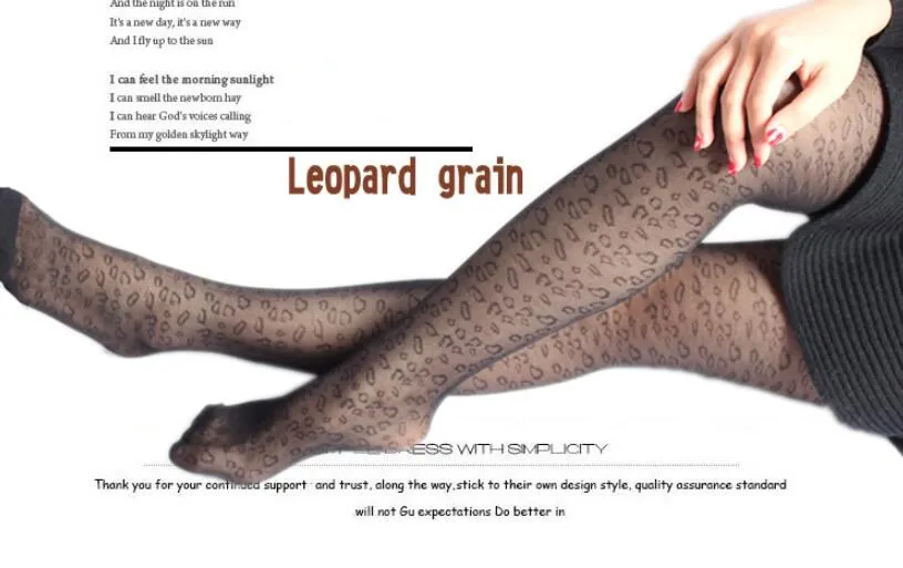 W089 Leopard socks NDUCJSI женские сексуальные колготки одежда для сна Женская чулочно-носочные изделия женские колготки черный белый бант Маленькая в горошек чулки тонкие милые колготки - Цвет: W089 Leopard socks