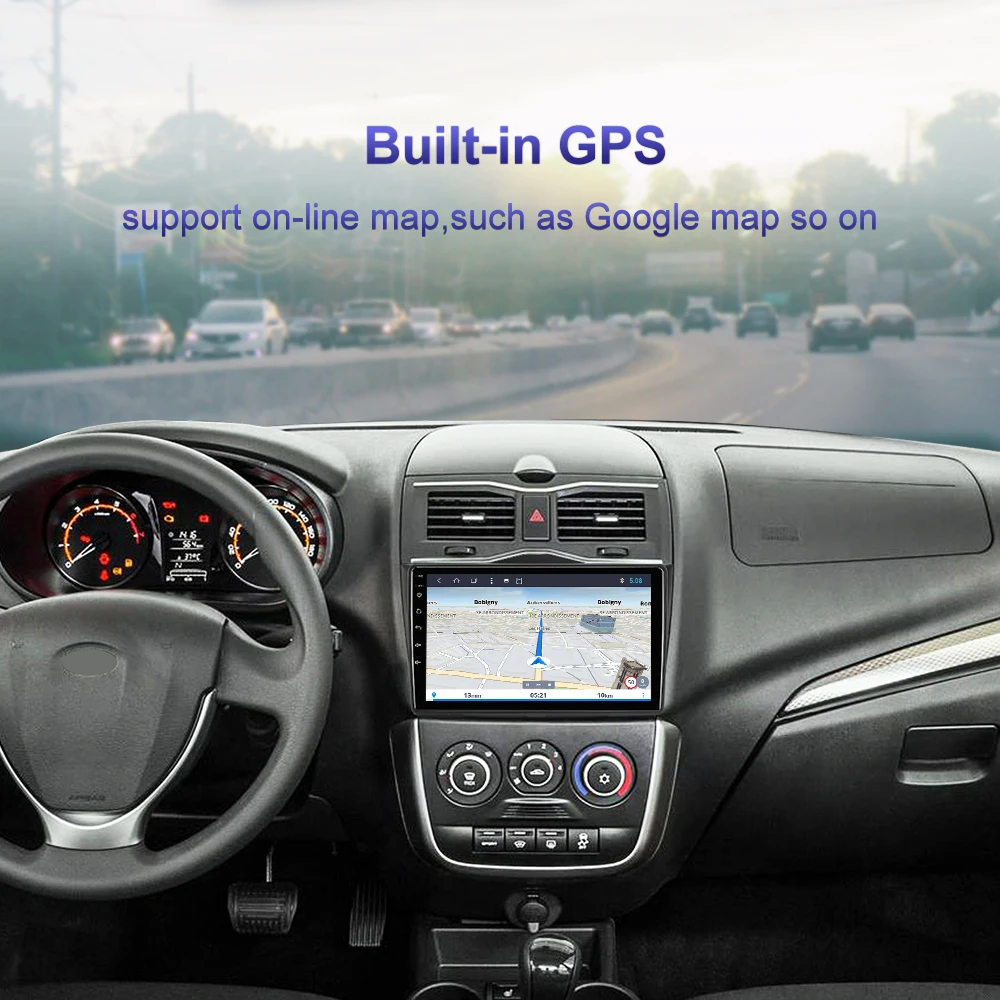 Car Multimedia Player For LADA Granta 2018 2019 2Din Android 9.1 Radio Stereo Navigation AutoRadio GPS Tape Recorder Wifi | Автомобили и