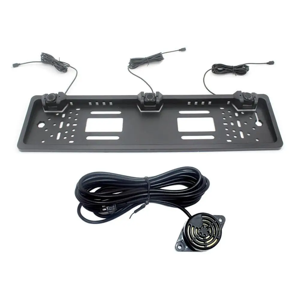Universal Car License Plate Frames With Radar Detector Sensor Kit Goods For Eu Europe Numbers BMW Ford Focus Peugeot | Автомобили и