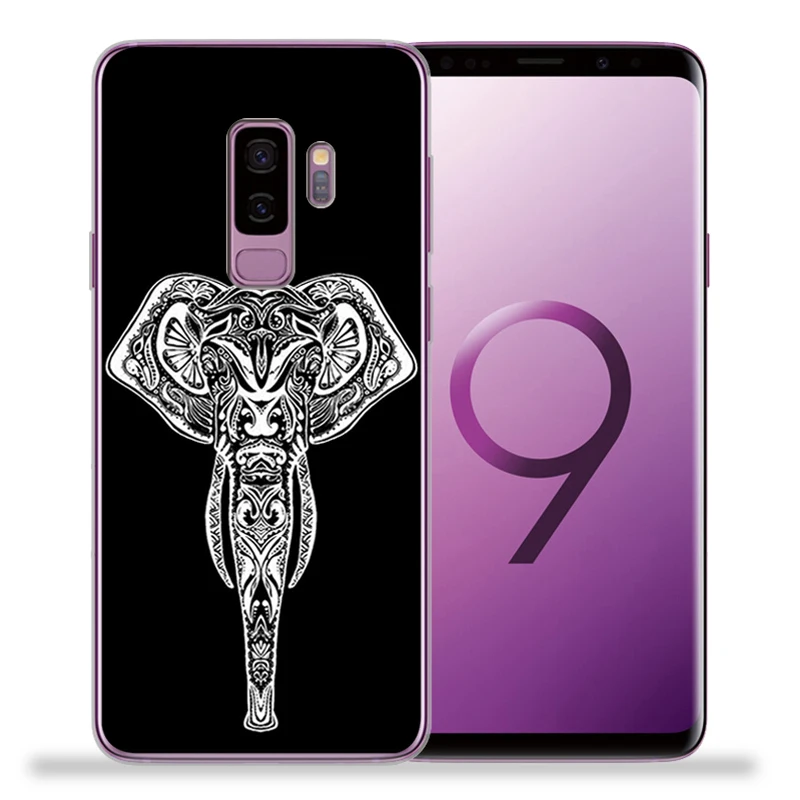 Чехол для телефона с индийским животным слоном тотемным Samsung S6 S7 S8 S9 S10 EDGE Plus Lite A10