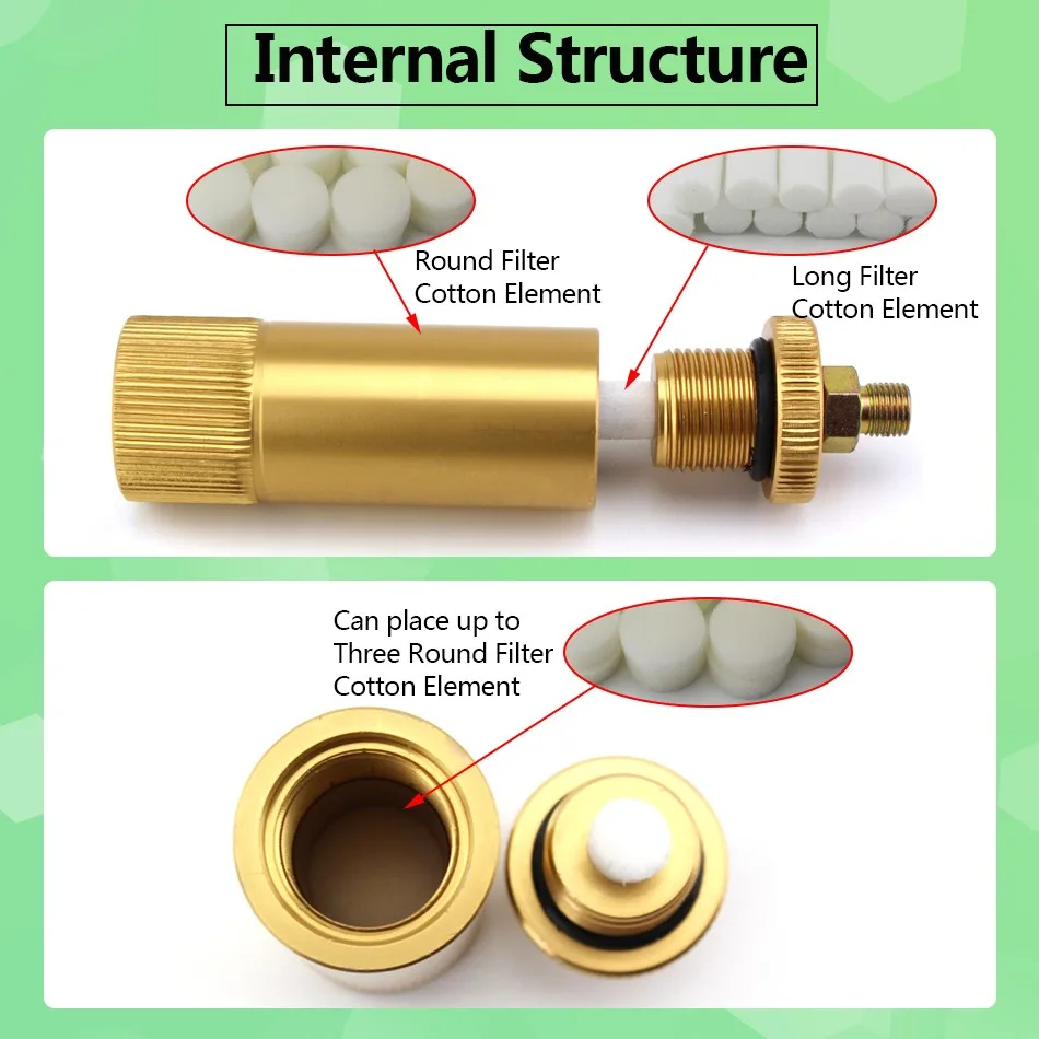 Насос высокого давления PCP для пейнтбола воздушный фильтр 40 МПа M10x1 водомасляный