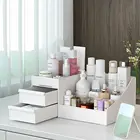 Прозрачный органайзер для косметики в современном стиле, пластиковый чехол для макияжа держатель для ящиков, коробка для хранения ювелирных изделий, 3 цвета