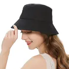 Панама хлопковая в стиле Харадзюку для взрослых, дышащая однотонная, в стиле панк, хип-хоп, для путешествий, шляпа от солнца, рыбалки, YD069