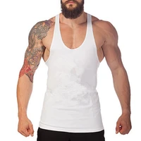 brand new plain tank top men bodybuilding singlet gyms stringer sleeveless shirt blank fitness clothing sportwear muscle vest