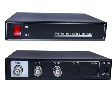 

HD 1 в 2 выхода 1 в 4 выхода AHD CVI TVI BNC видеораспределитель усилитель 1CH-2CH разветвитель для системы видеонаблюдения DVR