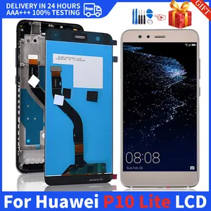 original for huawei p10 lite lcd display touch screen with frame lx2j lx2 lx1a l03t lx3 digitizer assembly mobile phone parts free global shipping