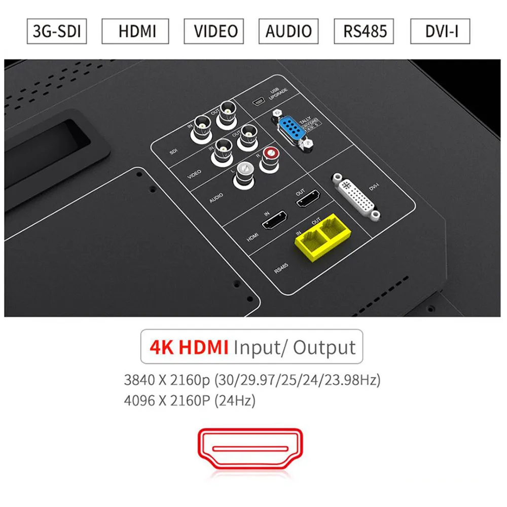 SEETEC FS215 S4K 21 5 дюйма 3G SDI 4K HDMI RS485 вещания студия монитор IPS Full HD 1920x1080|Мониторы| |