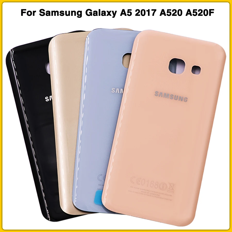 Полный корпус чехол для Samsung Galaxy A5 A520 A520F Средний Шасси рамка+ батарея задняя крышка Дверь задняя крышка