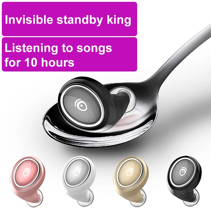 

Wireless Bluetooth Headset For Clear Calls And Long-Lasting Battery Life Wireless Bluetooth Headset Mini Lightweight Earbuds