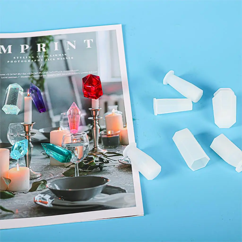 

2022 Hot Sale 3D Pendulum Conical Pattern Cylindrical Silicone Epoxy Mold For Jewelry Making White DIY Craft Tools Decoration