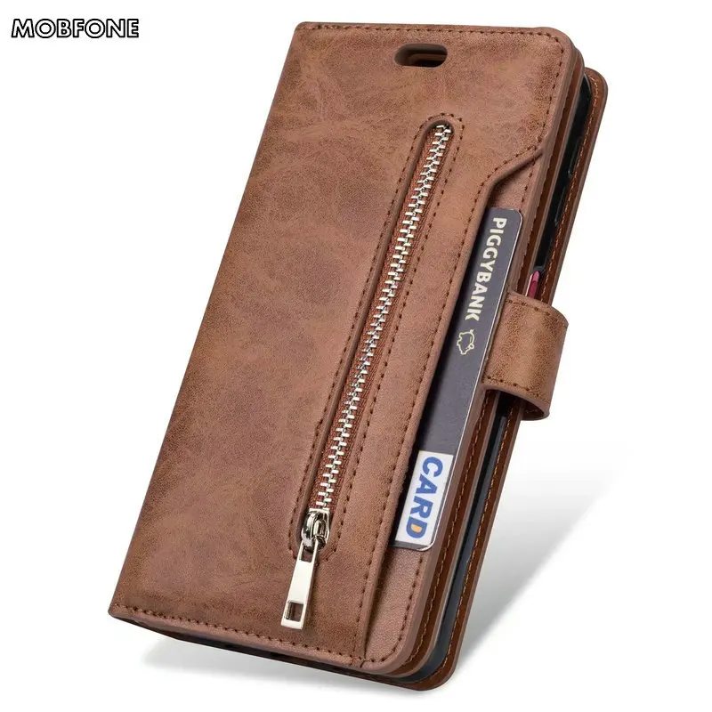 Folio Book Wallet Leather Case For Xiaomi Mi 11 A3 9 Lite SE 10T Pro Zipper Luxury Flip Cover Redmi Note 9 9S 8 7 10 Pro 7A Bag