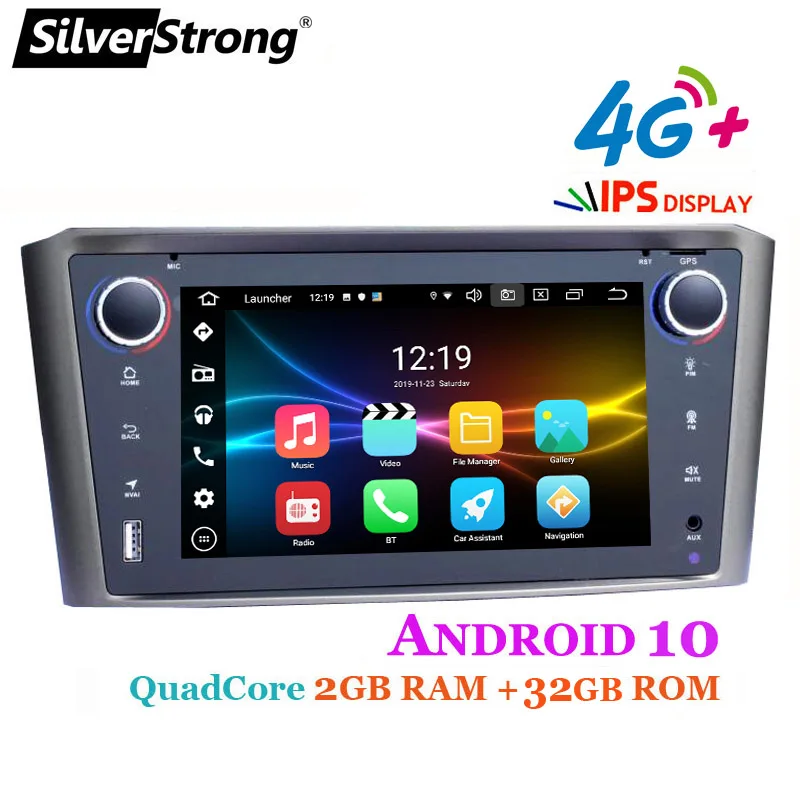 Автомагнитола SilverStrong на базе Android 10 0 для TOYOTA Avensis 2din мультимедийная стереосистема