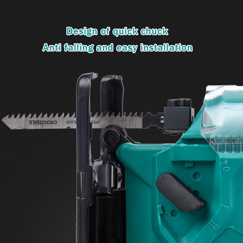 21V 65mm 2900RPM Electric Jig Saw 4 Speed Cordless Jigsaw Portable Multi-Function Woodworking Power Tool for Makita 18V Battery |