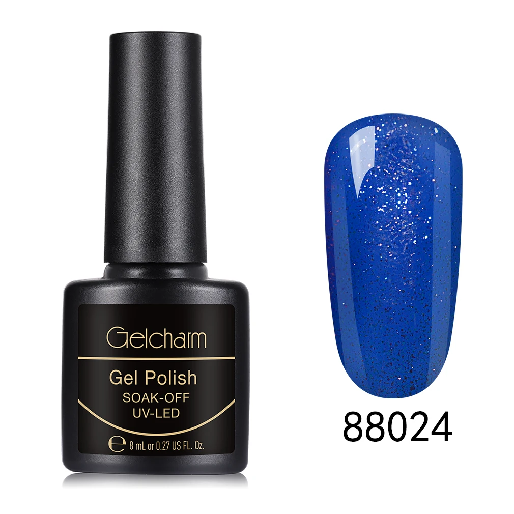88024 Gelcharm 8 мл сменная серия Гель-лак для ногтей УФ светодиодный отмачиваемый лак для ногтей Блеск для ногтей салон маникюрный лак - Цвет: 88024