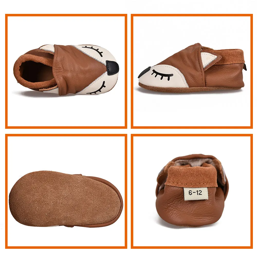 Jackshibo Newborn Baby First Walkers Shoes Boy Girl Cute Toddler Floor Comfort Soft Anti-slip Infant Crib Footwear 0-24M |